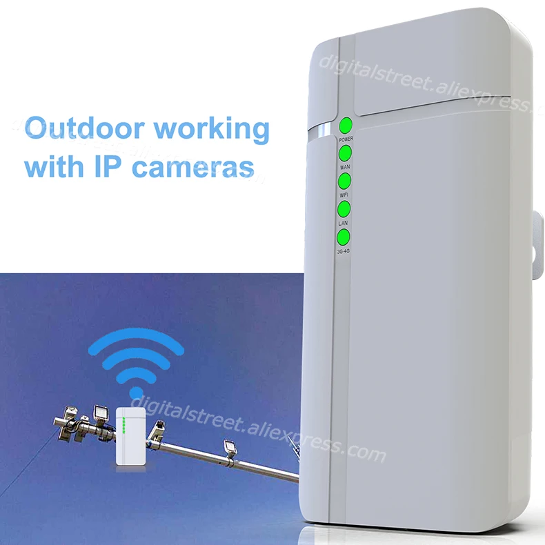 Waterproof Outdoor 4G CPE Router CAT4 LTE WiFi Router 3G/4G SIM Card for IP Camera Outside WiFi Coverage usb modem 4g wifi