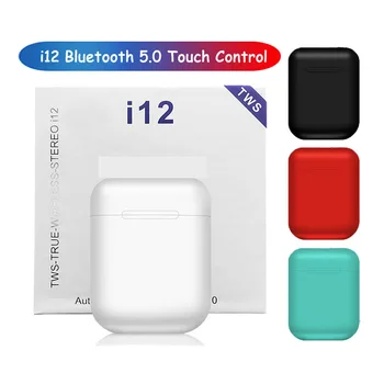 

Mini True Wireless Stereo Earbuds i12 TWS Bluetooth Earphone Wireless Headphones Touch Headset fone de ouvido PK i7s i9s i11