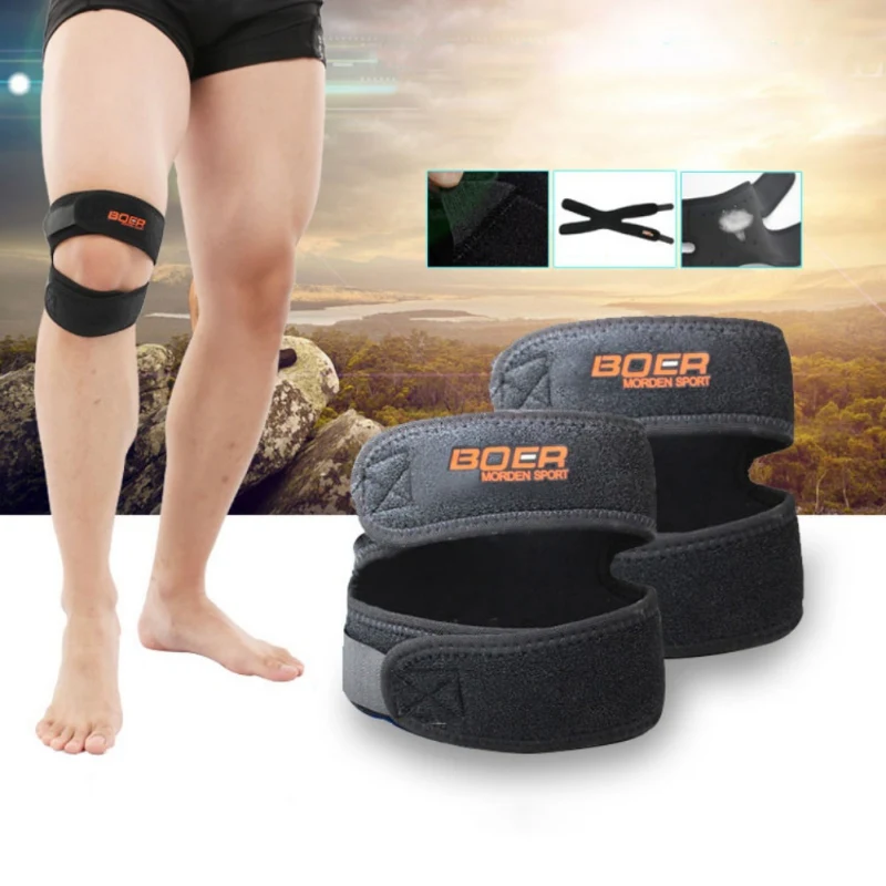 ArrivalAdjustable Kness support Guard защита коленной чашечки наколенники Баскетбол Открытый Велоспорт скалолазание тренажерный зал тренировка наколенники P