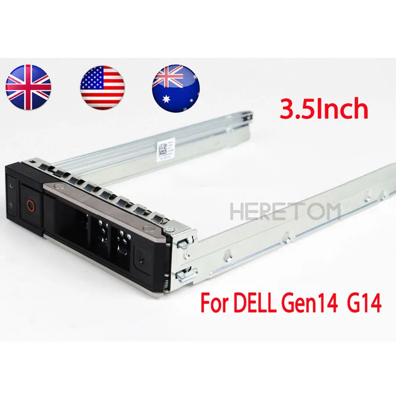 US/ UK/ AU Доставка Новый 3 5 &quotLFF HDD Caddy лоток X7K8W для Dell G14/ Gen14 R640 R6415 R740 R7415 R7425 R740xd R940