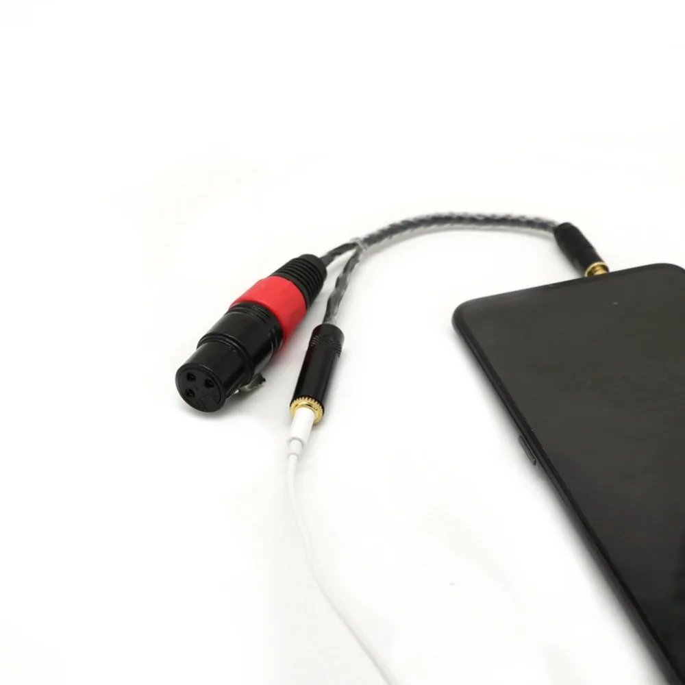 3 pin 2 XLR штекер 3,5 мм Aux кабель TRS Мужской кабель аудио адаптер Шнур для микрофона