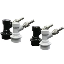 2 пары шариковый замок MFL пивной бочонок комплект разъединения с поворотными гайками(2) 5/16 газ, 1/4 жидкость колючая