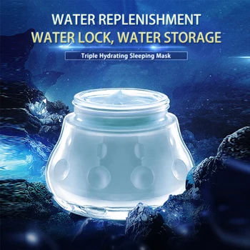 

Snow Lotus Sleep Mask Skin Care Deep Layer Mask Repair Collagen Beauty Triple Moisturizing Blackhead Whitening Mask