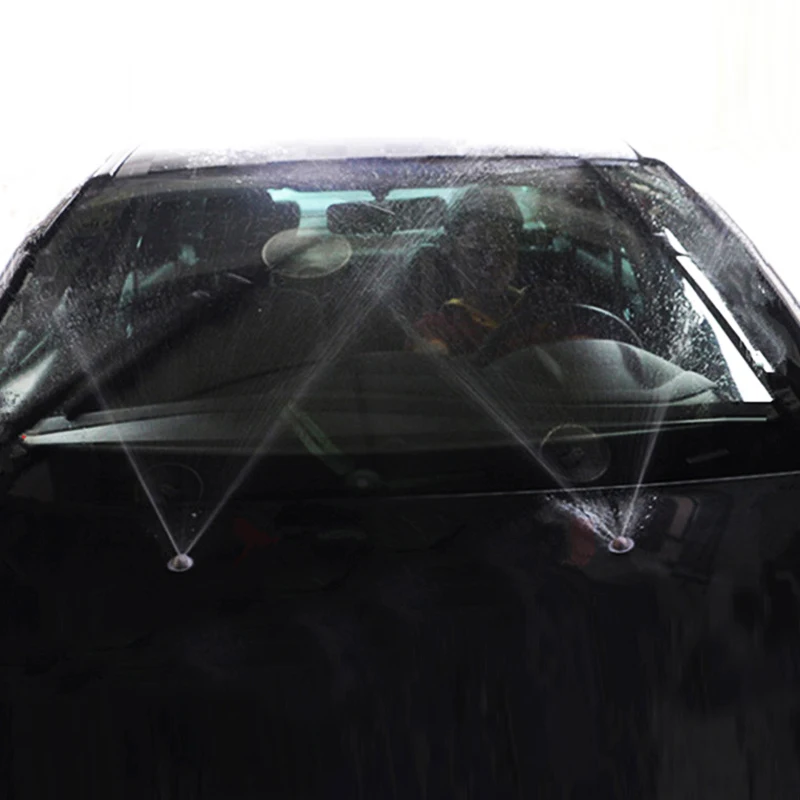 Омыватель лобового стекла автомобилей спринклер интегрированный спрей Носик стеклоочистителя вентилятор в форме носика водорозетка Регулировка Авто универсальные запчасти