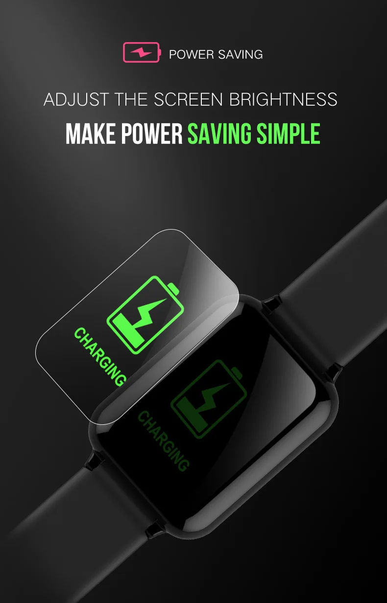 Смарт-часы B57, IP67, водонепроницаемые, с сердечком, с управлением, умные часы для фитнеса, для мужчин и женщин, умный Браслет, Android IOS, часы VS band 3