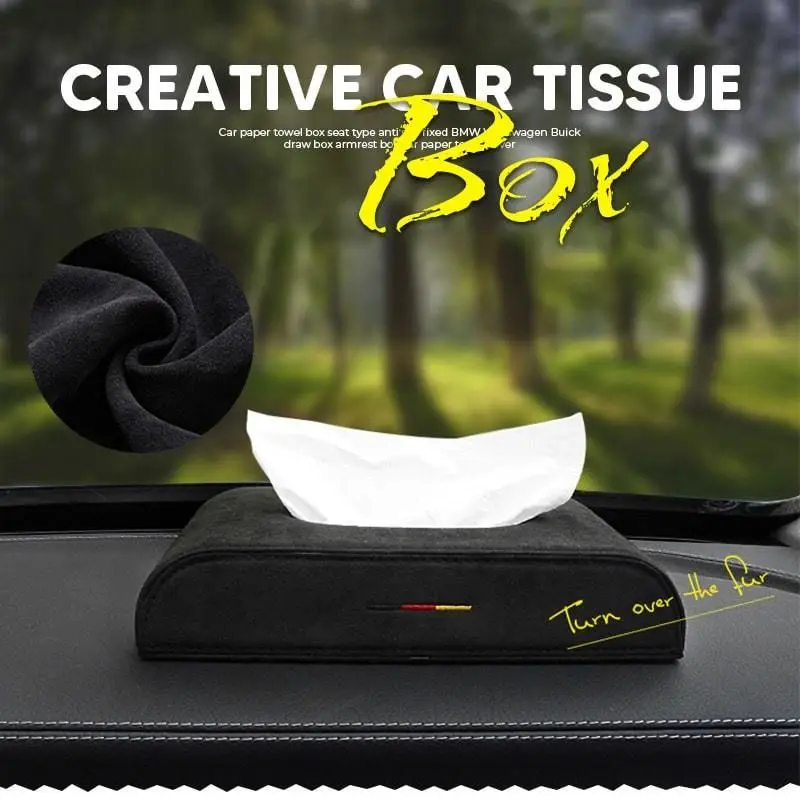 

Creative Car Tissue Box Tissue Box Towel Sets Car Tissue Box Holder Auto Interior Storage Decoration for Car Accessories