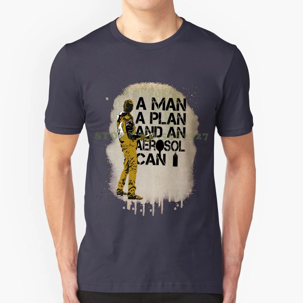 Un Uomo, Un Piano E Un Aerosol Possono Cool Design Trendy T-Shirt Tee Infamous Second Son Delsin Rowe Cole Macgrath Conduit