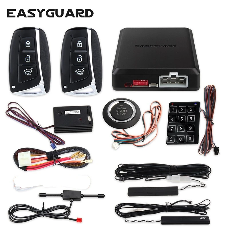 Кнопка запуска и остановки EASYGUARD бесключевой доступ к автомобилям удаленный