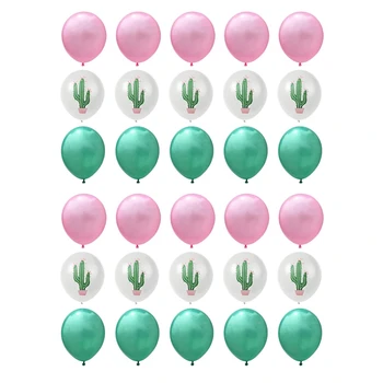 

30PCS Cactus Party Balloons for Hawaiian Tropical Party Balloons Birthday Decorations