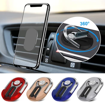 

Multipurpose Car Smartphone Holder Car Air Vent Grip Mount Stand 360 Rotation Finger Ring Bracket Car Holder Support Cell Phone