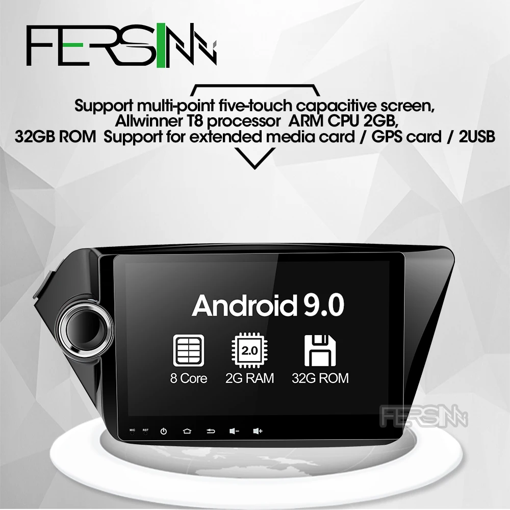 Cheap 2G+32G android 9.0  Kia rio k2 car dvd gps player radio gps navigation video player car multimedia player 0
