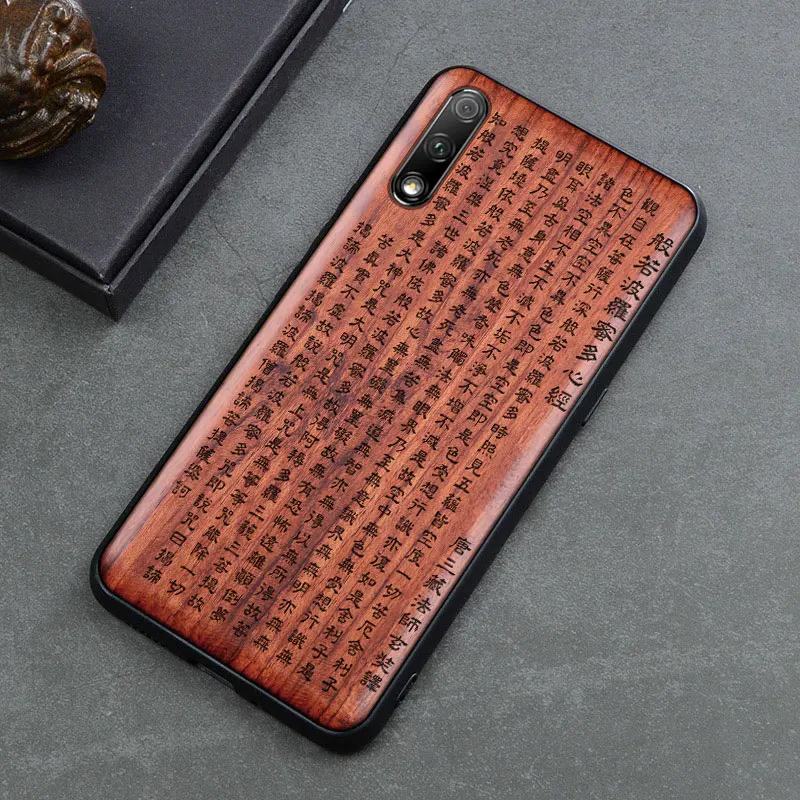 Чехол для Honor 9x, Деревянный чехол, чехол для Honor 9x Pro, розовое дерево, ТПУ, ударопрочный чехол для телефона, чехол для huawei Honor 9x - Цвет: color 10