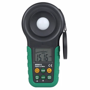 

Digital Multi Function Luxmeter Mastech MS6612 High Accuracy 200,000 Lux Light Meter Test Spectra Auto Range