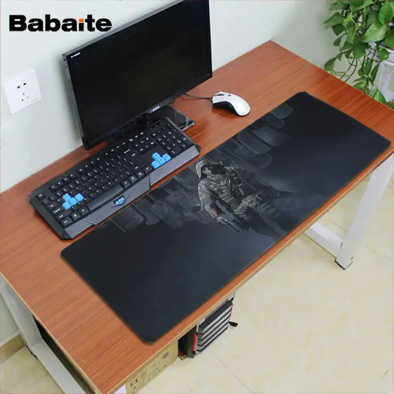 Lock Edge 30x80cm Babaite Tom Clancys Ghost Recon Breakpoint большой коврик для мыши ПК компьютерный коврик скорость/Управление версия большой игровой коврик для мыши - Цвет: Lock Edge 30x80cm