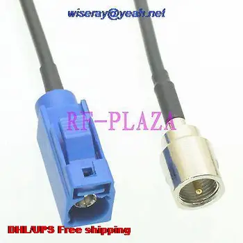 

DHL/EMS 50 pcs Cable 6inch Fakra SMB C 5005 female to FME male RG174 RF Pigtail jumper cable with one year warranty-A2