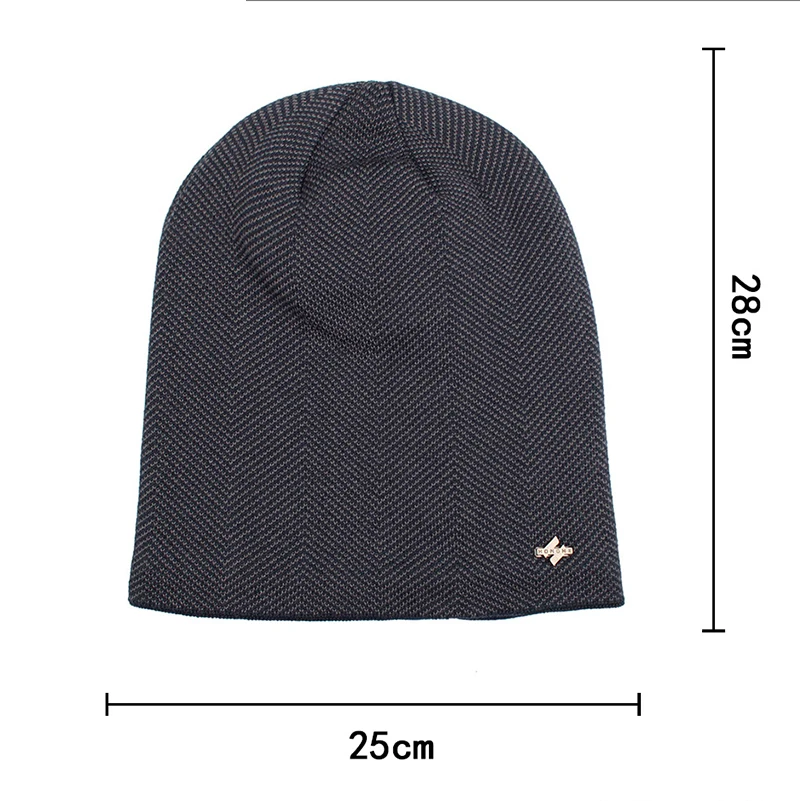 Теплые зимние Skullies Beanies повседневные Wo мужские шапки мужские уличные хип-хоп шапки удобные плюс бархатные вязаные шапочки