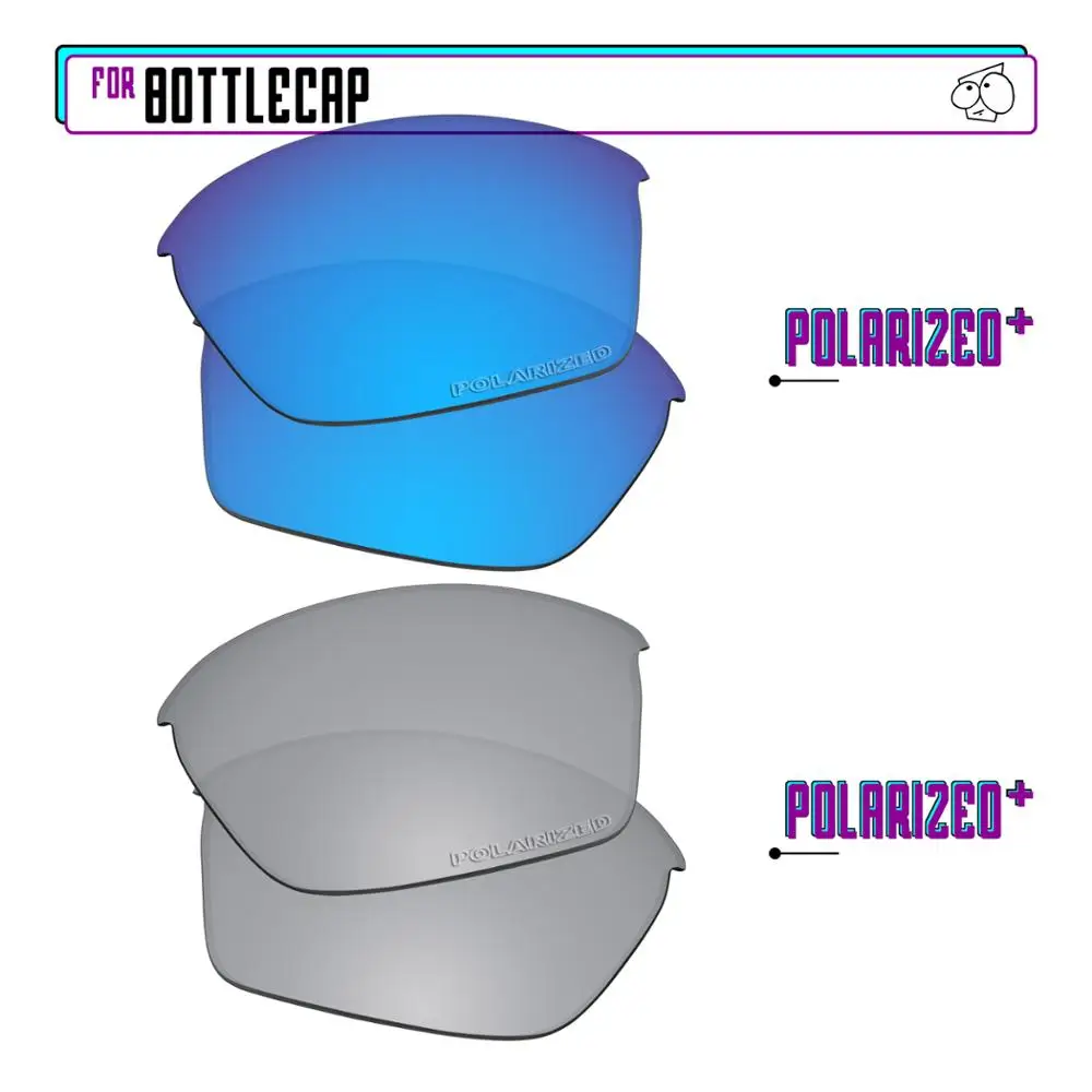 

EZReplace Polarized Replacement Lenses for - Oakley Bottlecap Sunglasses - Sir P Plus-BluePPlus
