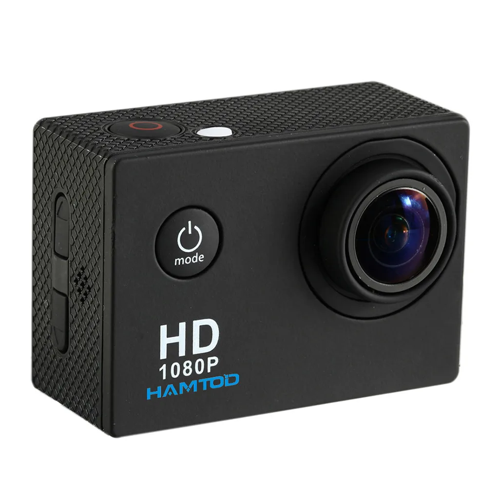 Водонепроницаемая камера DVR цифровая видеокамера 720P WVGA одиночный ShotSelf-timer для катания на лыжах, верховой езды Прямая Спортивная камера 8,5 - Цвет: Black