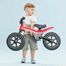Детские ходунки Детский самокат баланс велосипед красный/желтый регулируемая высота сидячий не утомленный беспроводной автомобиль электрические игрушки для катания