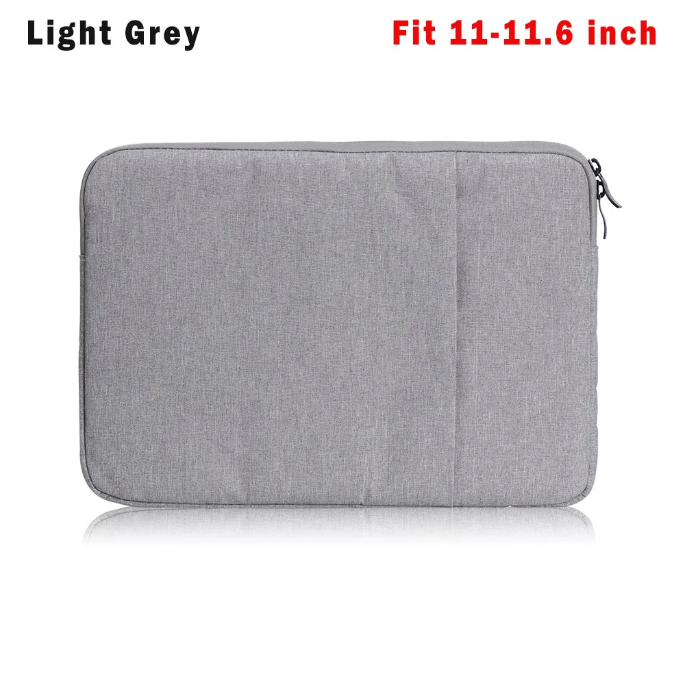 Grey1 for 11-11.6 1 шт. сумка на молнии для ноутбука чехол сумка для ноутбука для MacBook Air Pro Lenovo HP Dell Asus 11 13 15 15,6 дюймов аксессуары - Цвет: Grey1 for 11-11.6