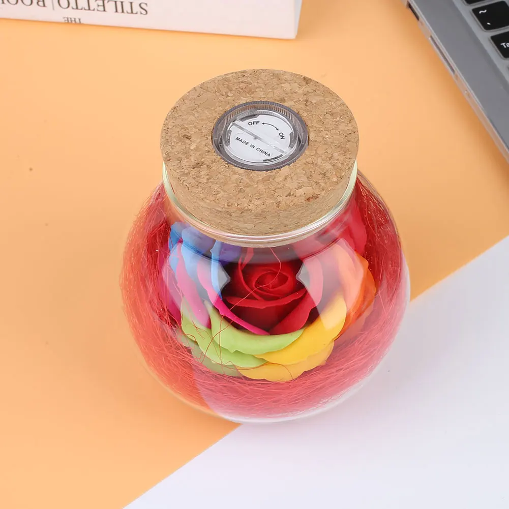 Орнамент DIY сад поддельные растения Моделирование цветок романтическая вечная жизнь, подарок для дома сохраненные искусственные розы 5 цветов