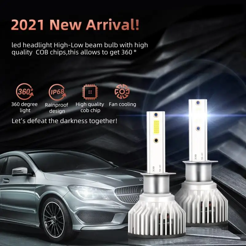 Пара/коробка 2A-LED Автомобильные фары s H1 3000K/6000K/8000K стайлинга автомобилей авто
