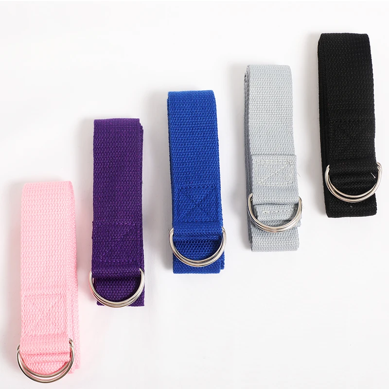 

Yoga Stretch Strap Multi Function Training Rope Pilates Yoga Belts Resistance Bands D-Ring Workout Tools Gym Equipment