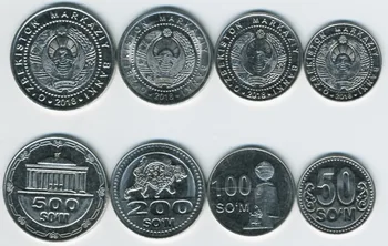 

Set 4Pcs Uzbekistan Coins Asia 100% Real Original Coin New