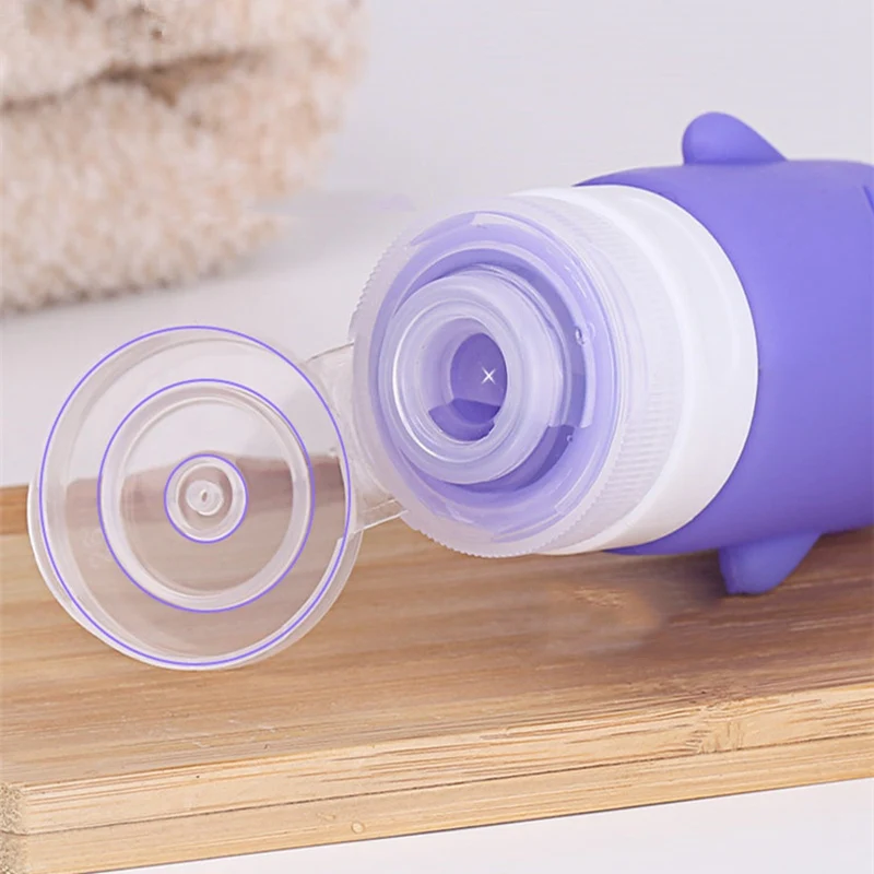 Силиконовая бутылка для пресса эмульсионная бутылка портативный косметический контейнер многоразовый флакон для духов для лосьона шампунь для ванны