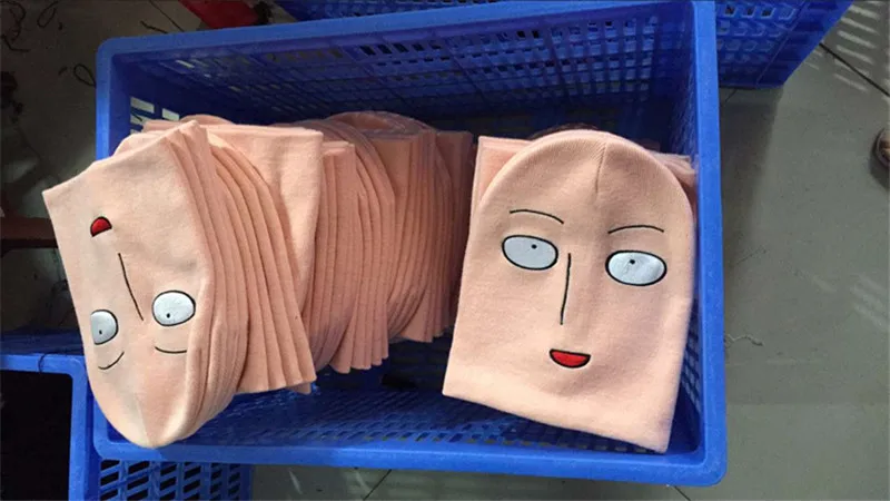 Новое поступление One punch man Saitama shaven head стильная зимняя теплая шерстяная шапка унисекс Ограниченная серия