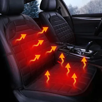 

New 12V Unversal Heated Car Seat Cushion Cover for Winter Warmer Winter Household Cushion cardriver heated seat cushion for VW