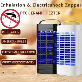 

Electric Bug Zappers Inhalation Shock Sterilization Home Mosquito Lamp Lights Portable portable insect repellent lamp EU US#25