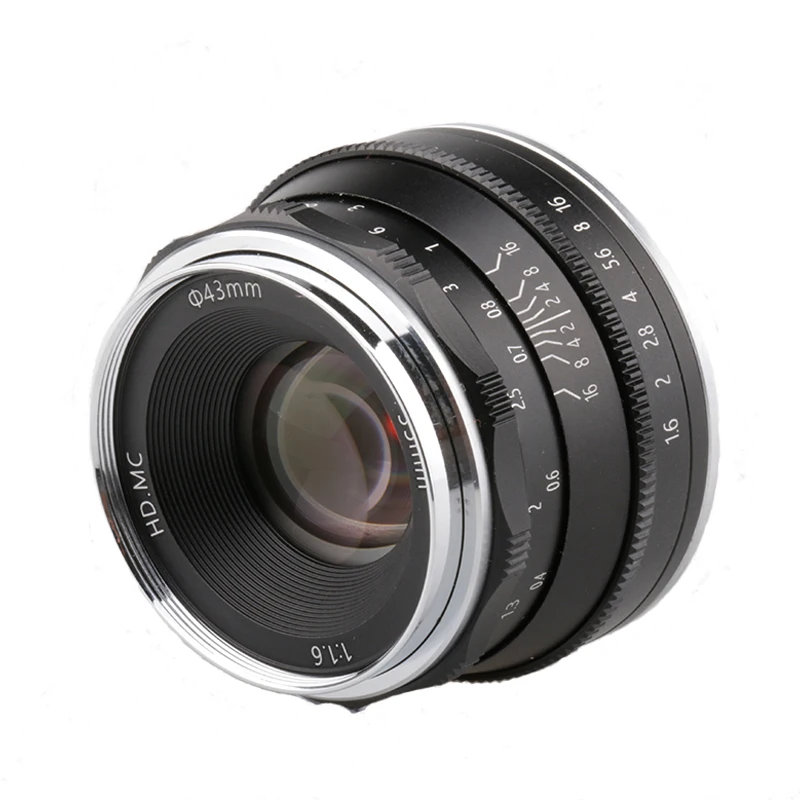 

35mm F1.6 APS-C Multilayer Film Coating Mirrorless Camera Lens for Canon EOS-M Mount Camera