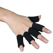 10 шт. эластичные спортивные перчатки для пальцев моющиеся артрит поддержка защита пальцев открытый баскетбол волейбол защита пальцев