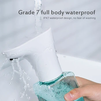 

Soap Dispenser Automatic Foam Infrared Non-contact Induction Soap Pump IPX-7 Waterproof Rechargeable Soap Dispenser