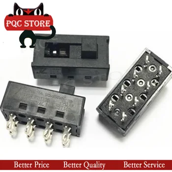 

2PCS 4A 250VAC SS-23N02 XN-2-230 Toggle Slide Switch DIP 3 Position 8 Pin with Hole 2P3T Hair Dryer Air Blower Welding Gun