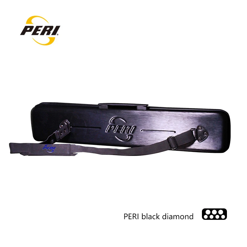Offical PERI Новое поступление чехол для кия черный бриллиант Многокомпонентный стержень коробка водонепроницаемый PC Meterial Профессиональный Бильярд аксессуары