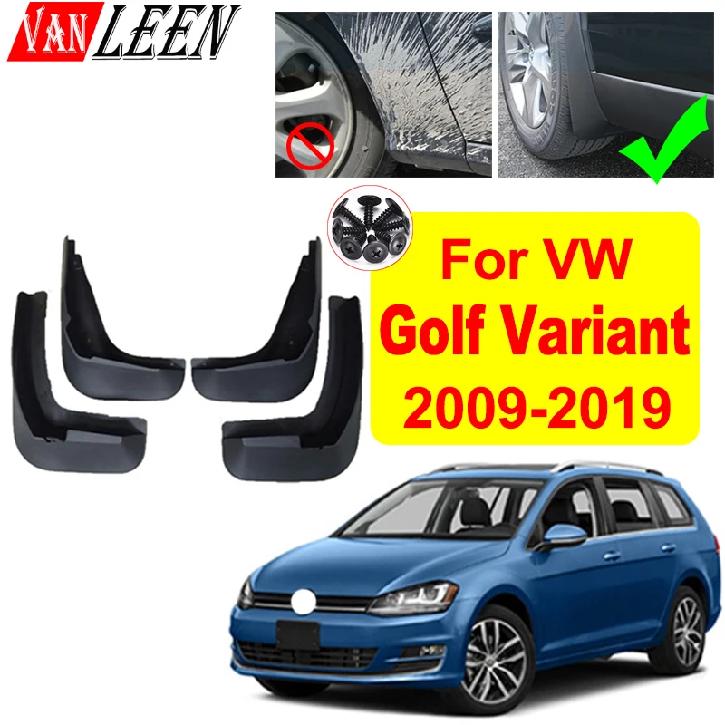

4pcs For Volkswagen VW Golf Variant 7 6 MK7 MK6 Estate Car Front Rear Fender Mud Flaps Guard Splash Mudguard Accessories