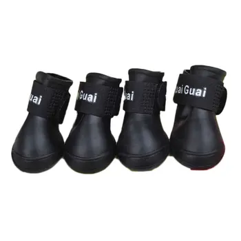 

Waterproof Durable Mini Pet Little Dog Teddy Rain Boots Shoes Rainboots Anti-Slip Paws Booties
