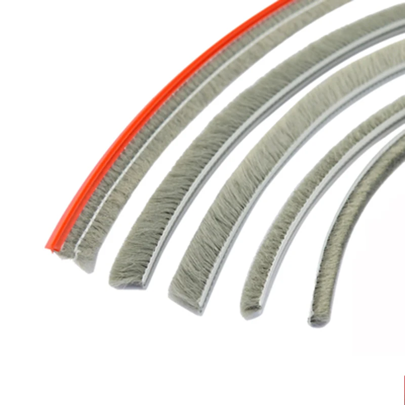 

20 meters Self-adhesive Sealing Wind-proof Brush Strip For Home Door Window Sound Insulation Strip Gasket