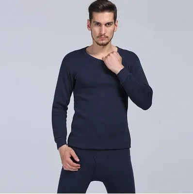 man Warm suit Нижнее бельё Джон Лонг дакрон теплое белье хлопок теплое белье - Цвет: man Warm suit