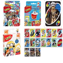 Mattel – jeu de cartes pour enfants, une pièce, dessin animé UNO, Pokemon, Super Mario, Harry Potter, BTS, pour la famille