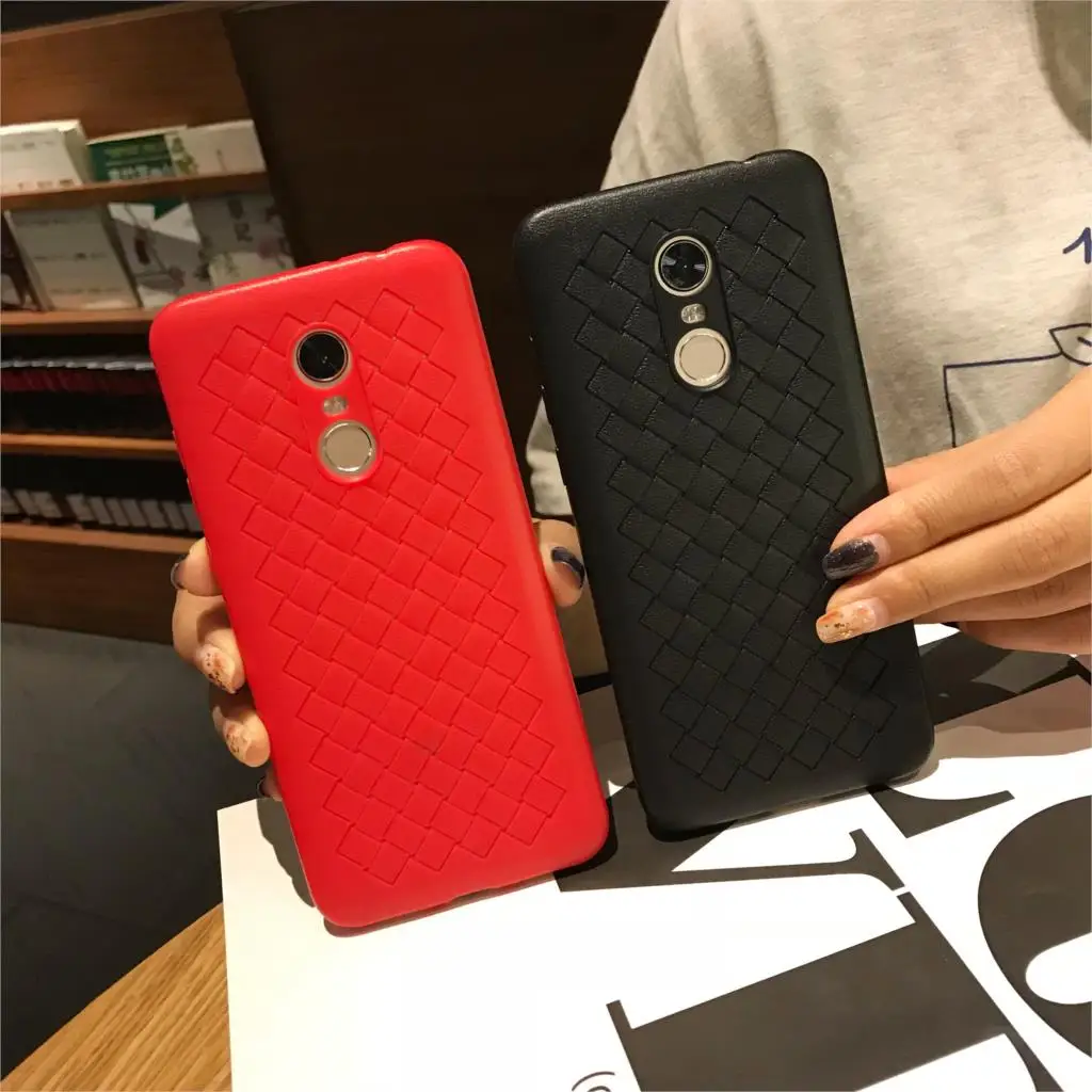 Силиконовый чехол из ТПУ с объемным плетением для XiaoMi RedMi 5 Plus 6 Pro 7 8T 8A 7A 6A 5A 4A Note 4X3