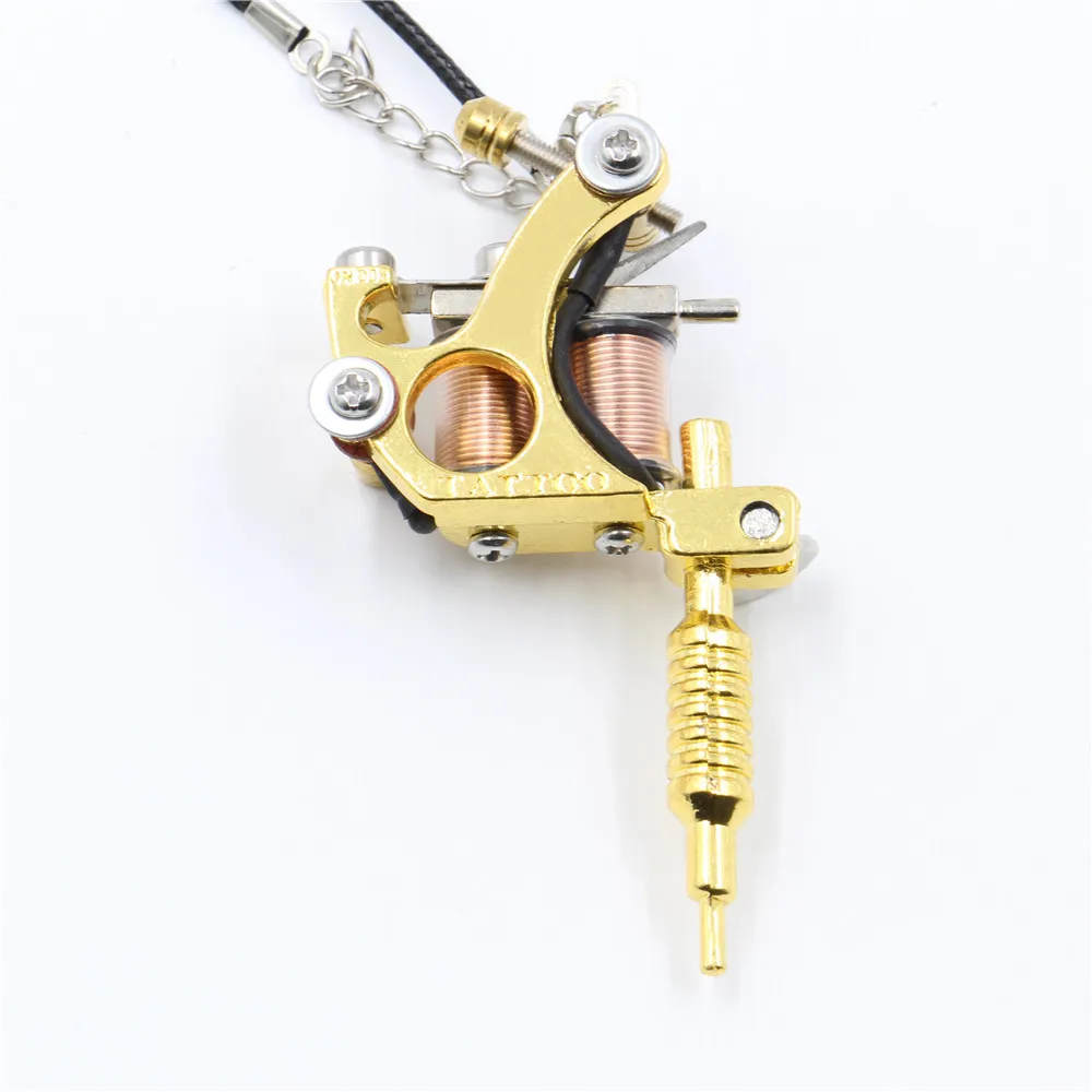 1pcs Fashion Mini Tattoo Machine Jewelry Pendant Tattoo Machine