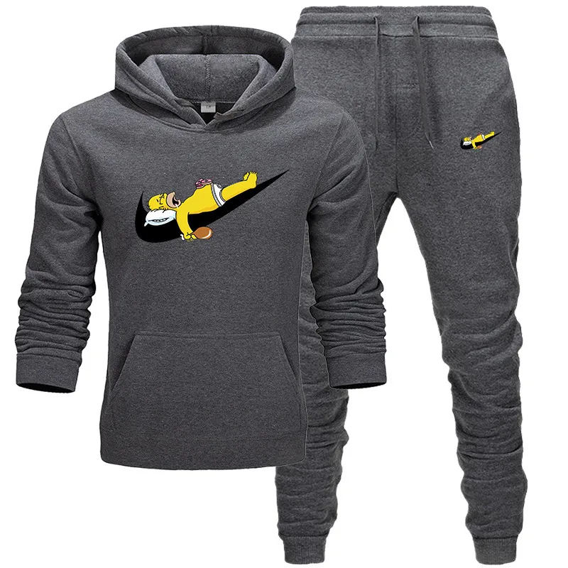 Новые модные толстовки мужские спортивные забавные и cuteSweatshirt+ спортивные костюмы повседневное плотное худи с длинными рукавами - Цвет: 12