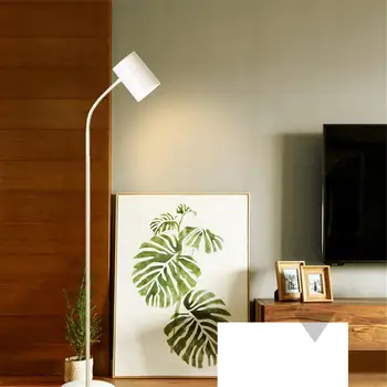

Modern Metal White Floor Lamp Nord Floor Standing Lamp for Living Room Reading Study Art Floor Lamps Wooden Office Standing Lamp