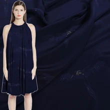 На заказ шелк крепдешин ткань цифровая печать шелковая ткань драпировка шелк креп платье рубашка ткань лето 138 см Ширина