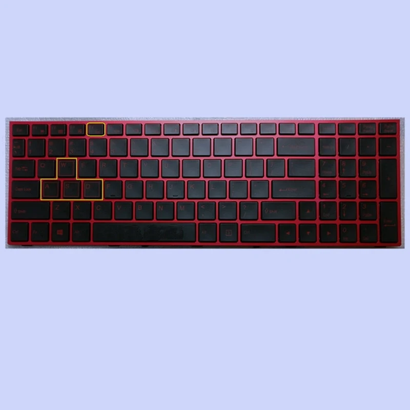 Серый Ноутбук США клавиатура для HASEE Z6-i78154R2 Z7-i78172D2 Z6-i78154S2 - Цвет: Серый