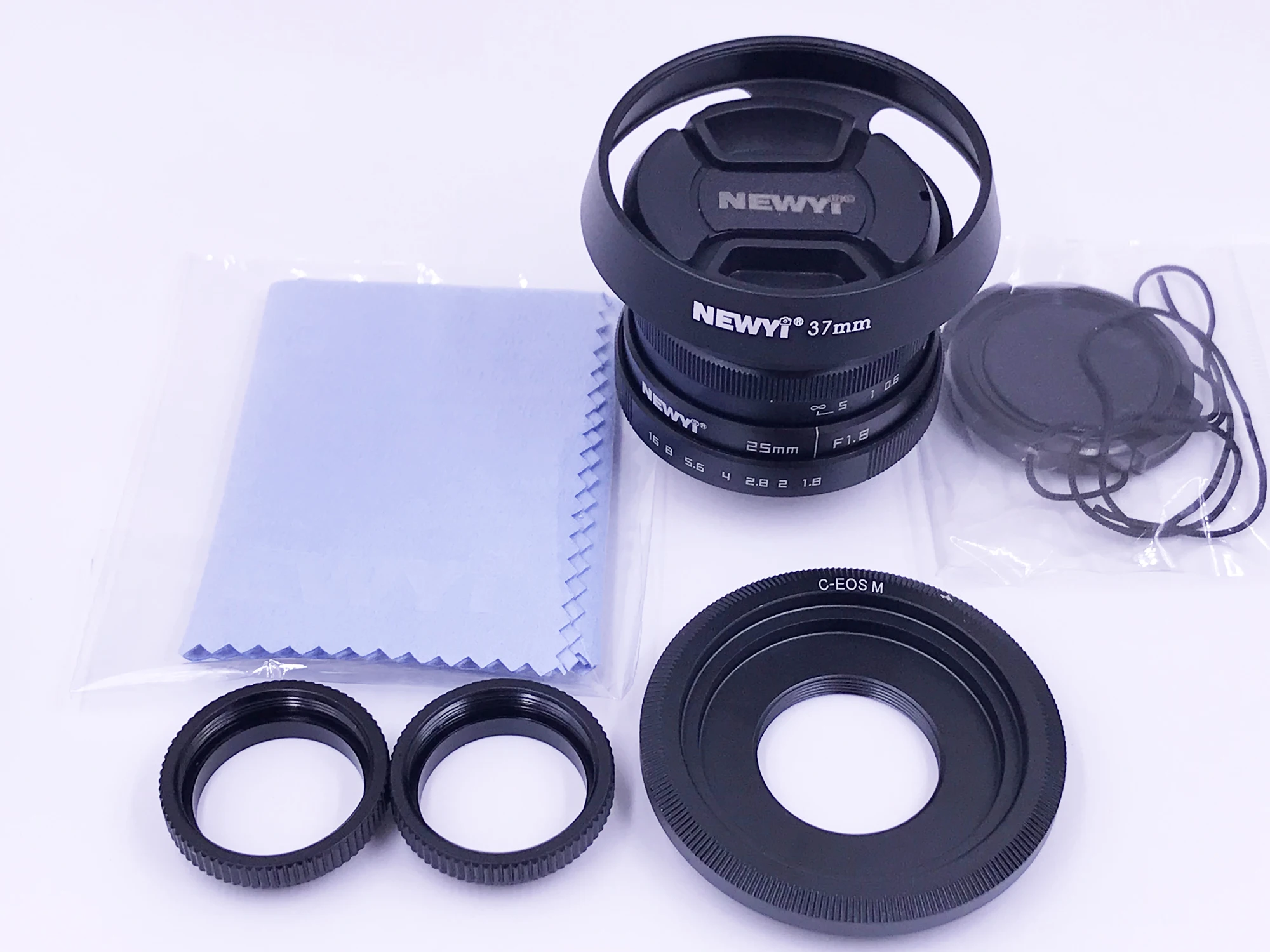 Мини 25 мм F1.8 APS-C ручной фокус cctv объектив для Canon EOSM nikon1 sony e mount Fuji FX m43 pentax pq беззеркальная камера
