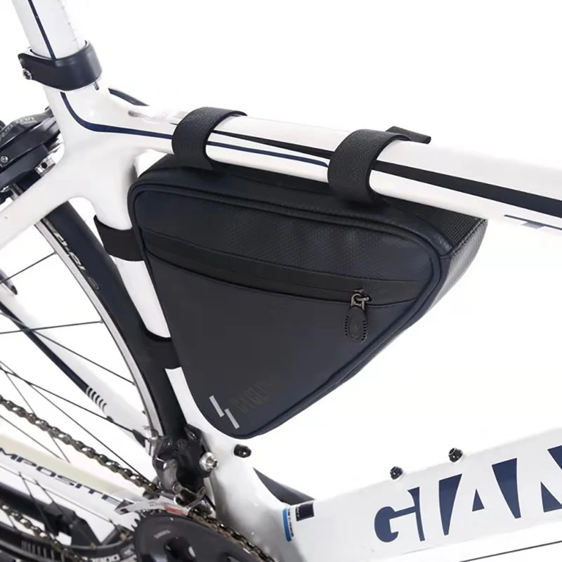 Прочная велосипедная сумка, сумка для горного велосипеда на передней раме, водостойкая треугольная сумка для хранения телефона, аксессуары для велоспорта